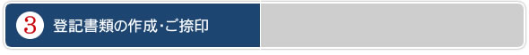登記書類の作成・ご捺印